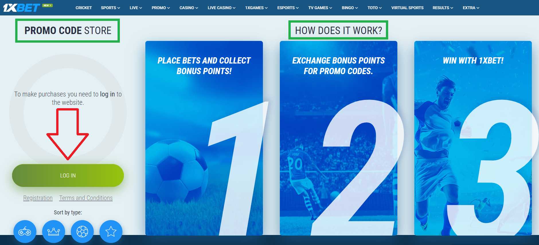 Peculiarities of Casino Promo code by 1XBET